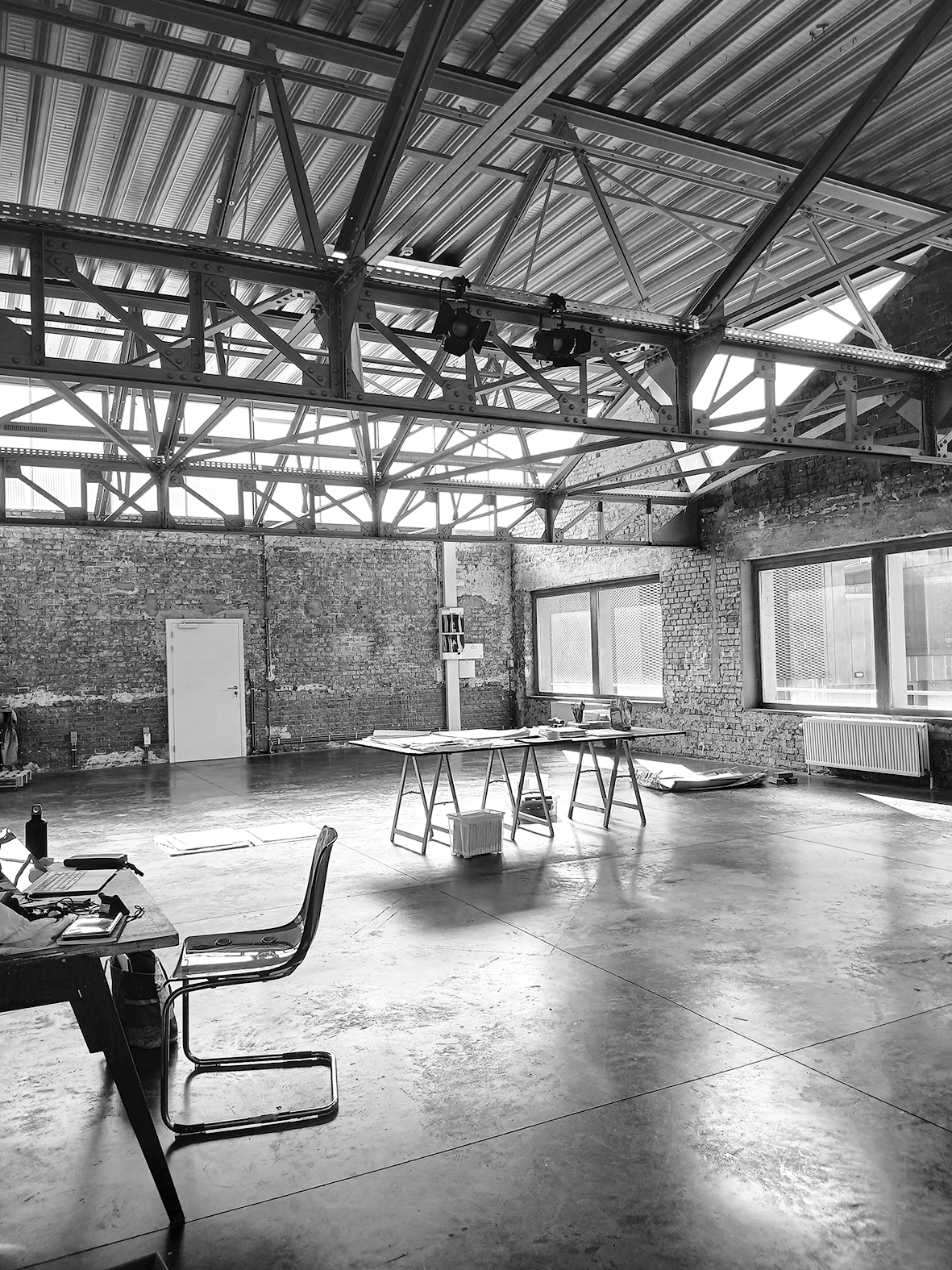 RAVI residency studio in Liège